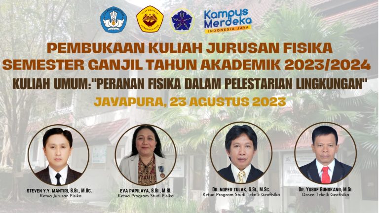 Pembukaan Kuliah Jurusan Fisika Semester Ganjil Tahun Akademik 2023/2024