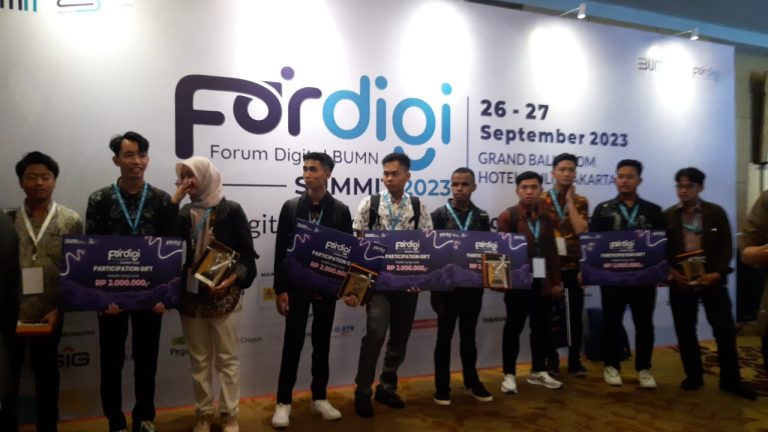 Tim Wamena Jurusan Fisika Masuk 10 Besar FINAL FORDIGI GOES TO CAMPUS pada Kegiatan Forum Digital BUMN FORDIGI SUMMIT 2023