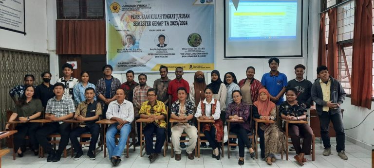 Pembukaan Kuliah Jurusan Fisika Semester Genap Tahun Akademik 2023/2024